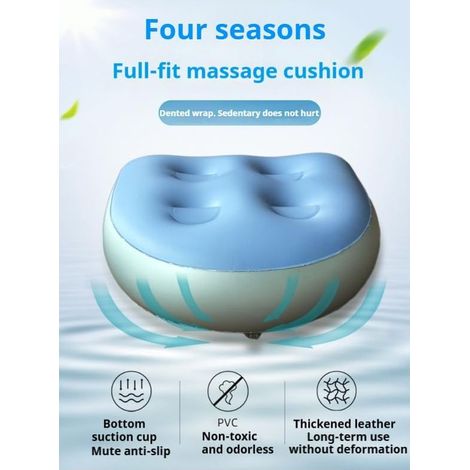 Sièges à Bains à remous gonflables, Siège de Bain à remous, Sage de Booster Gonflable, Booster Souchet Gonflable 18.5x14.6x6in Spa et Dos Confortables pour la Maison (1/5)