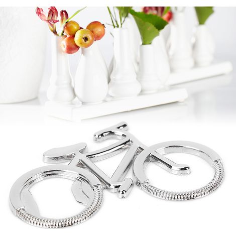 Ouvre-bouteille vélo en métal cadeau original pour mariage et anniversaire (1/2)