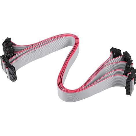 5pcs Connecteur IDC,16 Broches,Câble Plat,2.54mm,Femelle,30cm,Équipement Bureau (1/5)