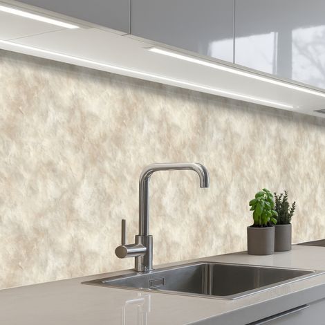 SCHIENALI CUCINA Beige - Struttura a rilievo - Pietra naturale 300x60 cm (1/5)