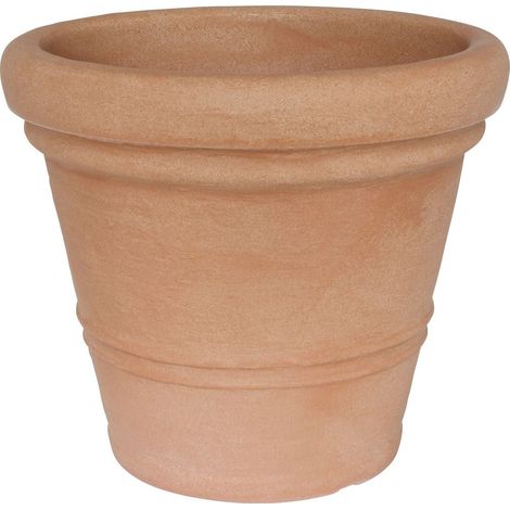 Geli Pflanztopf Milano Ø 40 x 32 cm terracotta Kunststofftöpfe