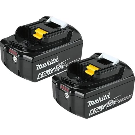 Batería recargable, 18V 6000mAh, compatible con diversas herramientas eléctricas, Nivel 2 6Ah x2 (1/2)