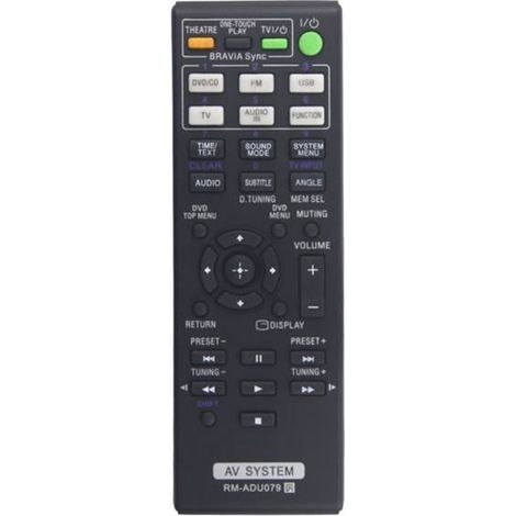 Télécommande Compatible Sony RM-ADU079 ADU078 HBD-DZ170 HBD-DZ171 Télécommande (1/2)