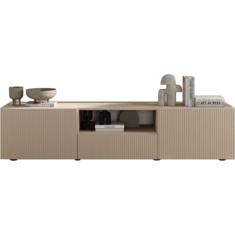 TV-Möbel SCENA – L184 x H43 x T42 cm – Farbe Kaschmir