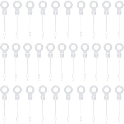 30 Pièces Piston Universel pour Trou de Vidange de Congélateur Tige de Nettoyage Plastique Outil de Nettoyage Réfrigérateur pour Déboucheur Congélateur Accessoires de réfrigérateur (1/4)