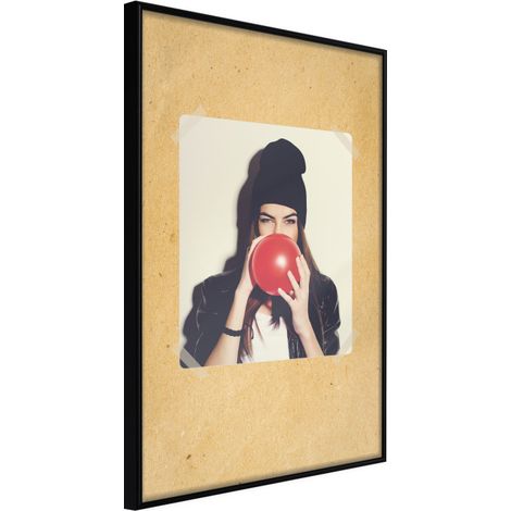 Affiche Murale Encadrée "Preparing for the Party" 21 x 30 cm Noir