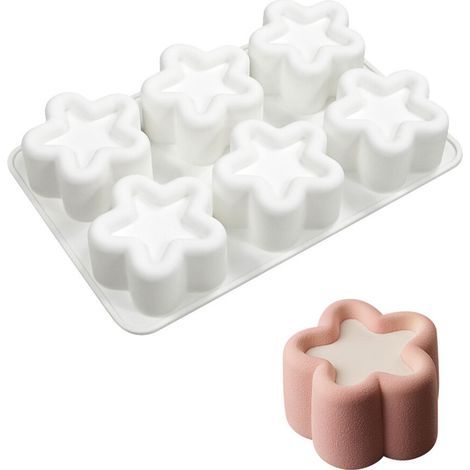 Moule à chocolat concave, moules à biscuits, pour-étoile concave (1/5)