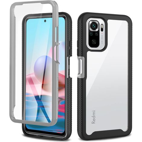 CUSTODIA 2 LATI PER XIAOMI REDMI NOTE 10 LATI NERI (1/5)