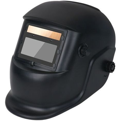 BUNTHAUS Masque de Soudeur, Noir Masque de Soudage Automatique Alimenté par l'énergie Solaire, True Color Grande Visibilité Auto Darkening Casque de Soudage (1/5)