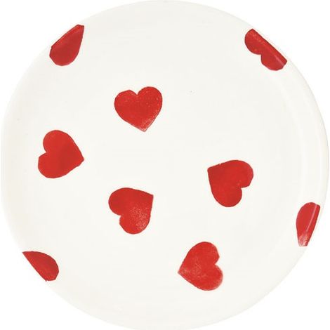 Dessert-Teller aus Keramik Ø 20,5 cm Farbmix Rot - Pozzi Milano Spa