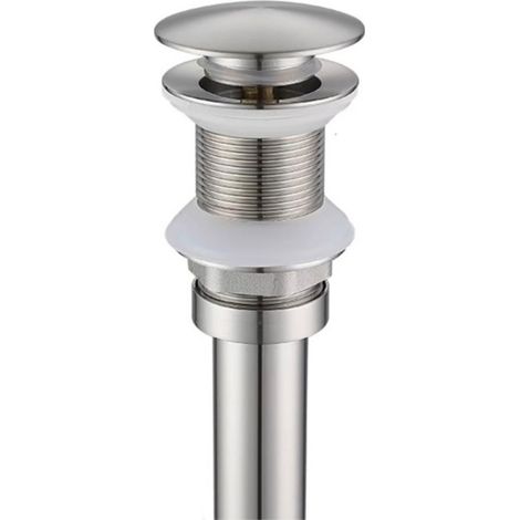 Tuyau d'évacuation en acier inoxydable, couleur argent, pour installation domestique dans la salle de bain ou la cuisine.-AquaForge (1/2)