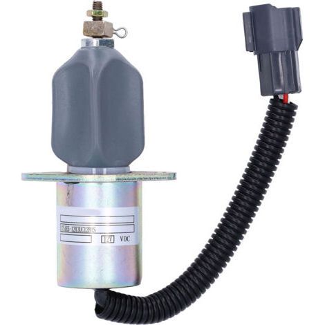 Électrovanne d'arrêt de carburant avec coupure d'huile pour Hyundai R210‑5 R60‑5 R335‑7 12V 1751ES‑12A3UC12BIS (1/5)