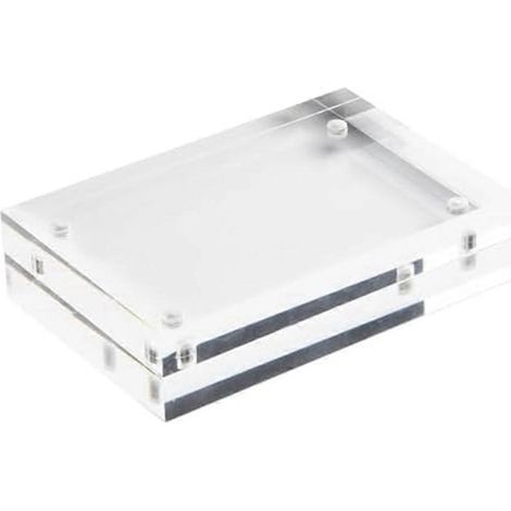 Cadre photo magnétique en acrylique transparent, pour préserver vos précieux souvenirs, 4 x 6 cm (1/5)