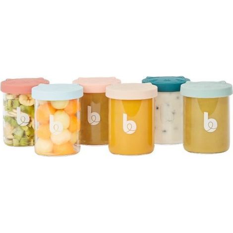 Badabulle ISY Bowls Pots de Conservation Verre Transparent 250 ml (1/5)