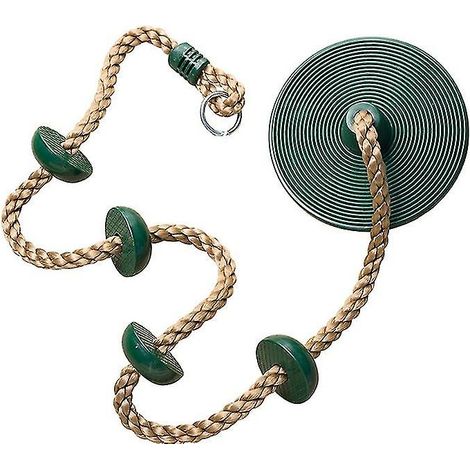 Climbing Swing, Climbing Rope, Disc Swing With Foot Support, Set For Children, For Outdoor, Backyard, Playground, E