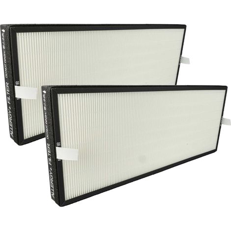 vhbw 2x Filtro HEPA compatible con Rowenta Intense Pure Air Connect PU6080, PU6080 F0 humidificador aire - Filtro de repuesto (1/4)