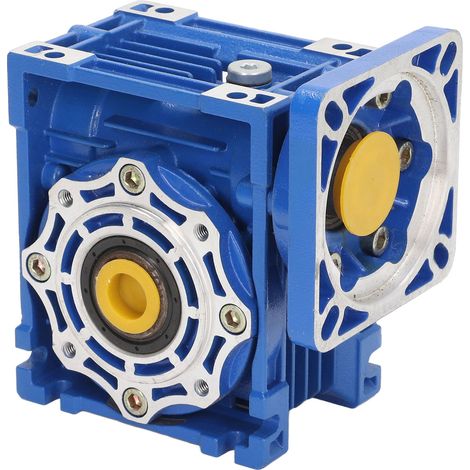 RV040 Schneckengetriebe, Übersetzung 1:10, kleines quadratisches Getriebe für Schrittmotoren und Servomotoren (1/5)