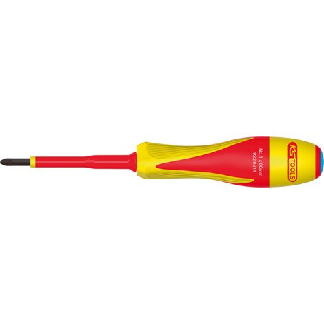 KS Tools - Tournevis POZIDRIV® bi-matière isolé 1000V, PZ1 - 80x185 mm - 922.6214
