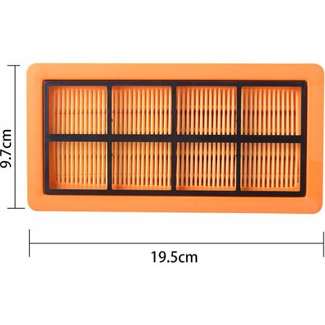 2 Filtre Remplacement pour Aspirateur Kärcher AD 3200, AD 3 Premium et AD 4 Premium (1/4)