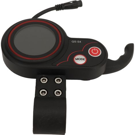 Panneau d'affichage étanche en ABS pour trottinette électrique QS S4, avec connecteur USB à 6 broches, pour remplacement (1/5)