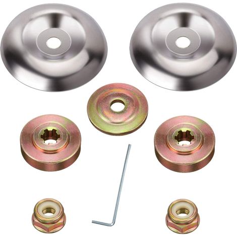 Tondeuse à Gazon Tête de Travail Accessoires Débroussailleuse En Métal Accessoires Universels Boîte Vitesses En Métal Rechange Kit Outil pour Sylviculture Débroussailleuse Jardin Tondeuse à Gazon (1/4)