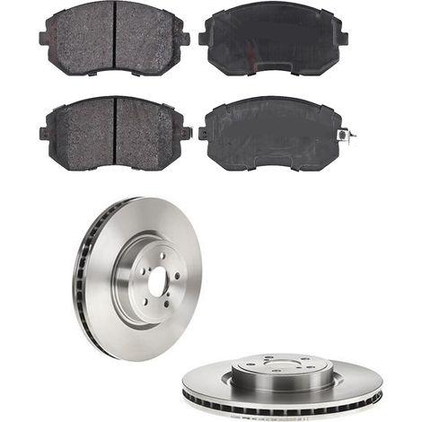 KIT FRENI ANTERIORI compatibile con SUBARU LEGACY IV (BL) - DISCHI + PASTIGLIE OEM: P 78 013 / 24.0130-0204.1 /SOSTITUZIONE DIRETTA/BASSA POLVERE/SILENZIOSO (1/5)