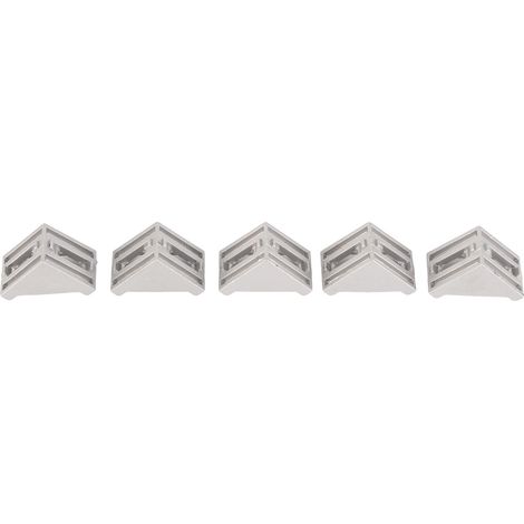 Équerre de fixation aluminium 3030, 25 pièces, support d'angle en L, équerre renforcée à angle droit, visserie pour structure, profilé, montage rapide. (1/5)