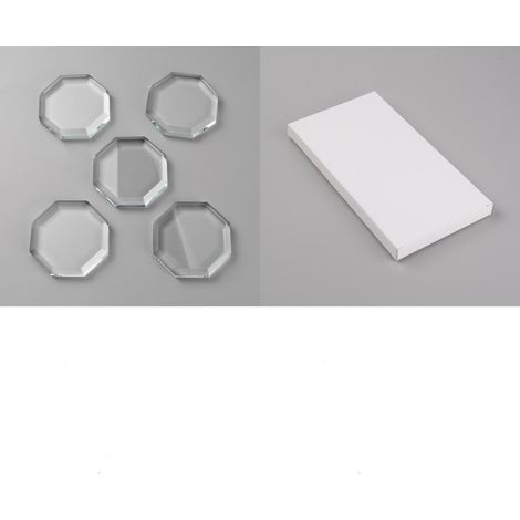 Poids de Découpe Transparents pour la Couture Les Fleurs en Tissu Les Octogones en Verre Les Échantillons de Papier de Tissu Les Patrons de Quilting Gabarits Couture Loisirs Créatifs
