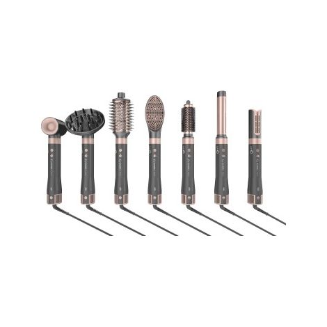GA.MA Multistyler UniQ Vibrance GH0114 8in1 1500W Grigio e Rosa (1/5)