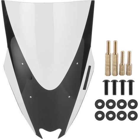 Erhöhte Motorrad-Windschutzscheibe, kompatibel mit YAMAHA NMAX 125/155 2015-2018 (Transparent) (1/5)