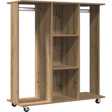 Maison Exclusive - Guardaroba con lo scaffale rovere artigianale 102 x 38 x 110 cm