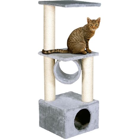 K & F Grey Viola Cat Rate 35 x 35 x 103 cm