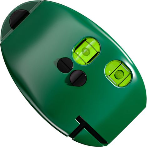 Niveau infrarouge professionnel à angle droit, mini niveau infrarouge portable haute précision, lumière rouge intense, règle laser électronique à 90° avec bulle horizontale (1/5)