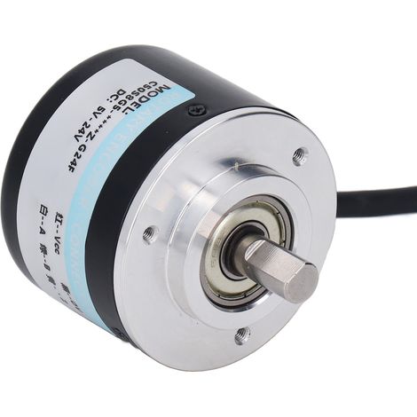 Encodeur incrémental PNP IP50, diamètre extérieur 50 mm, 2 phases, pour commande intelligente, 5-24 V CC, 2000 impulsions/minute. (1/5)