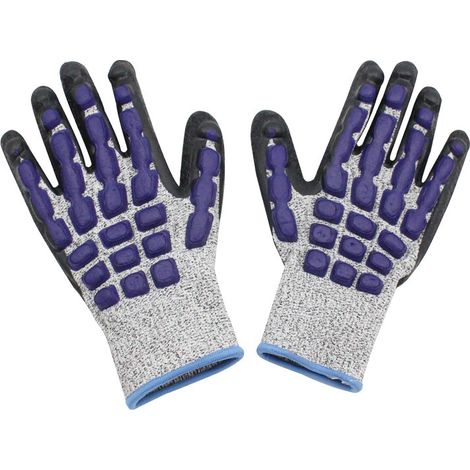 Gants de travail mécaniques gants anti-collision gants de protection de sécurité (violet 1 paire) (1/3)