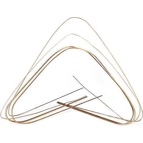 Baguette de Soudure en Or, 4pcs Soudure Argent, 0.5mm 0.7mm 1.0mm 1.5mm Doré Fil à souder Baguettes à souder en métal à Basse température Or Argent, pour Faire des Bijoux (1/5)