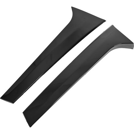 Pannelli laterali del lunotto posteriore, sinistro e destro, di ricambio in nero lucido per Mercedes Benz Classe ML GLE W166 2012-2018.