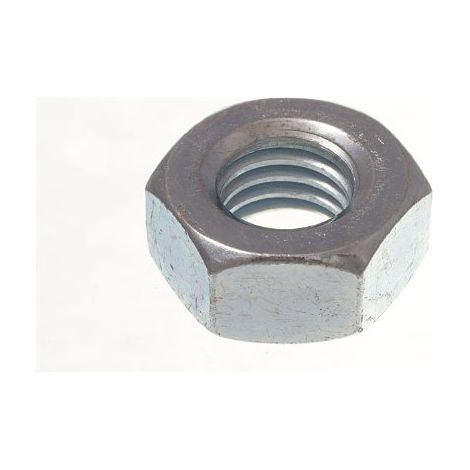 One Stop DIY Lot de 10 écrous hexagonaux M10 BZP en acier résistant aux intempéries avec tête hexagonale