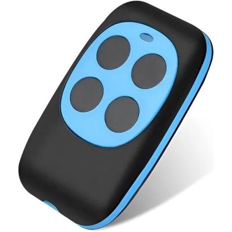 Pair Telecommande Universelle Portail télécommande garage Code Fixe Bip Portail Universelle Sans Fil Compatible 4 Boutons Touches Copieuse pour Porte de Garage et Voiture (1/5)