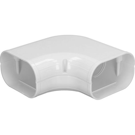 Flachbogen-Rohrabdeckung 433 130 Serie, dekorative PVC-Rohrabdeckung, Zubehör für Klimaanlagenschläuche (1/5)