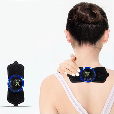 EMS-Massagegerät zur Reduzierung von Gynäkomastie, 2er-Pack, tragbares elektrisches Nackenmassagegerät, Halswirbelsäulenmassagegerät zur Schmerzlinderung - AquaForge