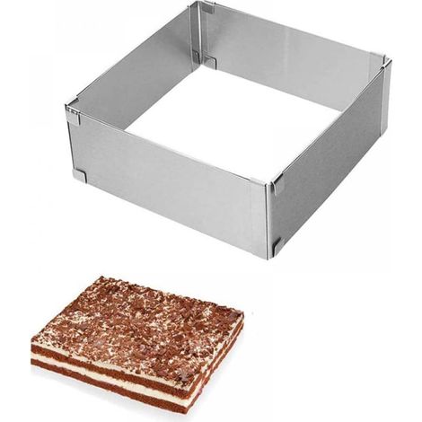 Moule à Gâteau Mousse Acier Inoxydable Durable pour Desserts Maison