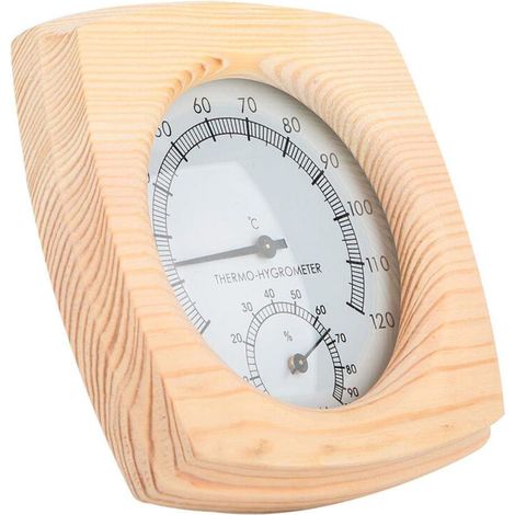 Thermomètre de sauna, thermo-hygromètre Holz, thermomètre, hygromètre