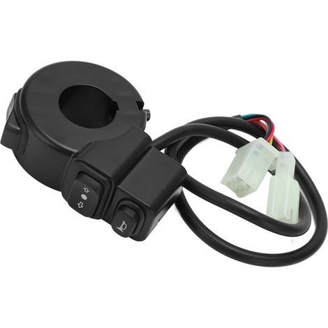 Ensemble de Commutateur de Guidon Moto 3 en 1 Universel pour 22mm/0.87in VTT et Motos Sport, Tout-terrain, Route (1/5)