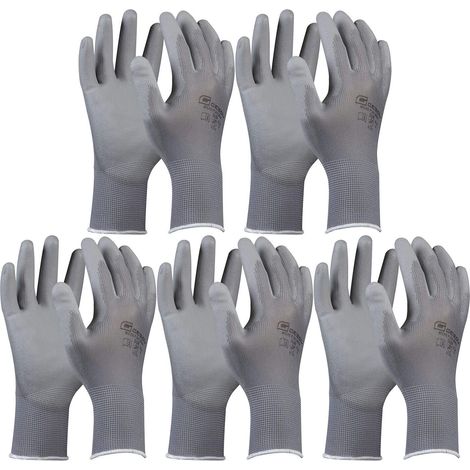 vasalat Guanti protettivi Gebol Micro Flex da lavoro, taglia 8/5 paia (1/4)
