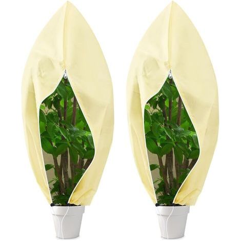 Hivernage Plante, 2 PCS Plantes Housse D'hivernage Housse de Protection, Sac de Protection pour Plantes, Housse de Protection pour Plantes, Housse d'hivernage pour Plantes en Pot(120 x 180cm) (1/4)