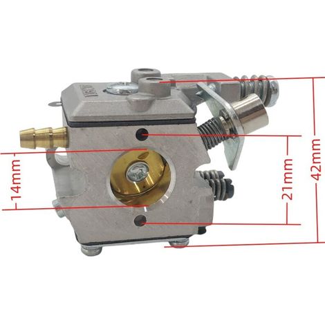 Carburateur compatible avec les modèles WA-59, WA-59-1, SV-2A et SV-2AE. Références : 12300008430 et 12300005020. Pièces pour motoculteurs Mantis SRM200DA/DB équipés des moteurs SRM-200DB, SRM-200DA,