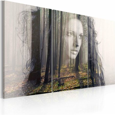 Tableau nymphe de la forêt - 90 x 60 cm (1/4)