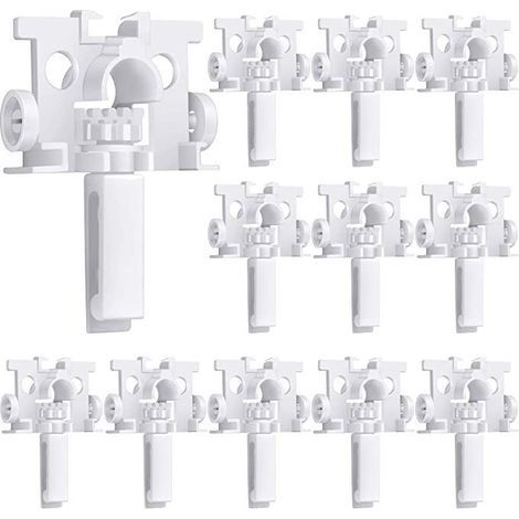12 Pieces Vertical Blind Repair Tabs Kit Vertical Blinds Replacement Slats Window Fixer Parts for Window Curtain Accessories (1/5)