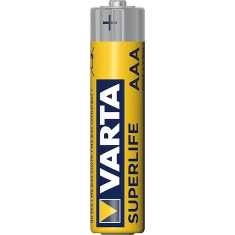 Piles Varta Superlife AAA, lot de 2 sous emballage plastique